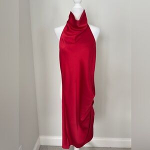𝑮𝒊𝒂𝒏𝒏𝒊 𝑩𝒊𝒏𝒊 red satin dress